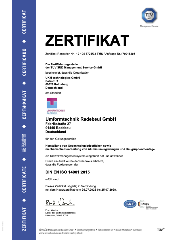 14001 UFT DE 2025-2028