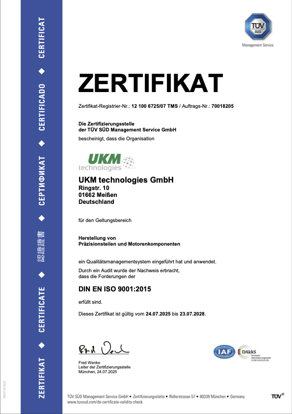 9001 UKM MEI DE 2025-2028